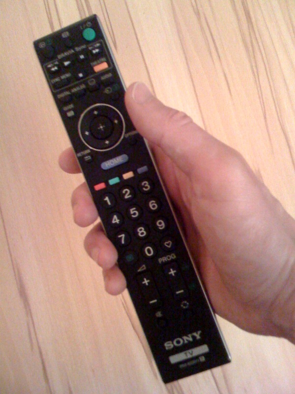 Sony Bravia remote button misplacement