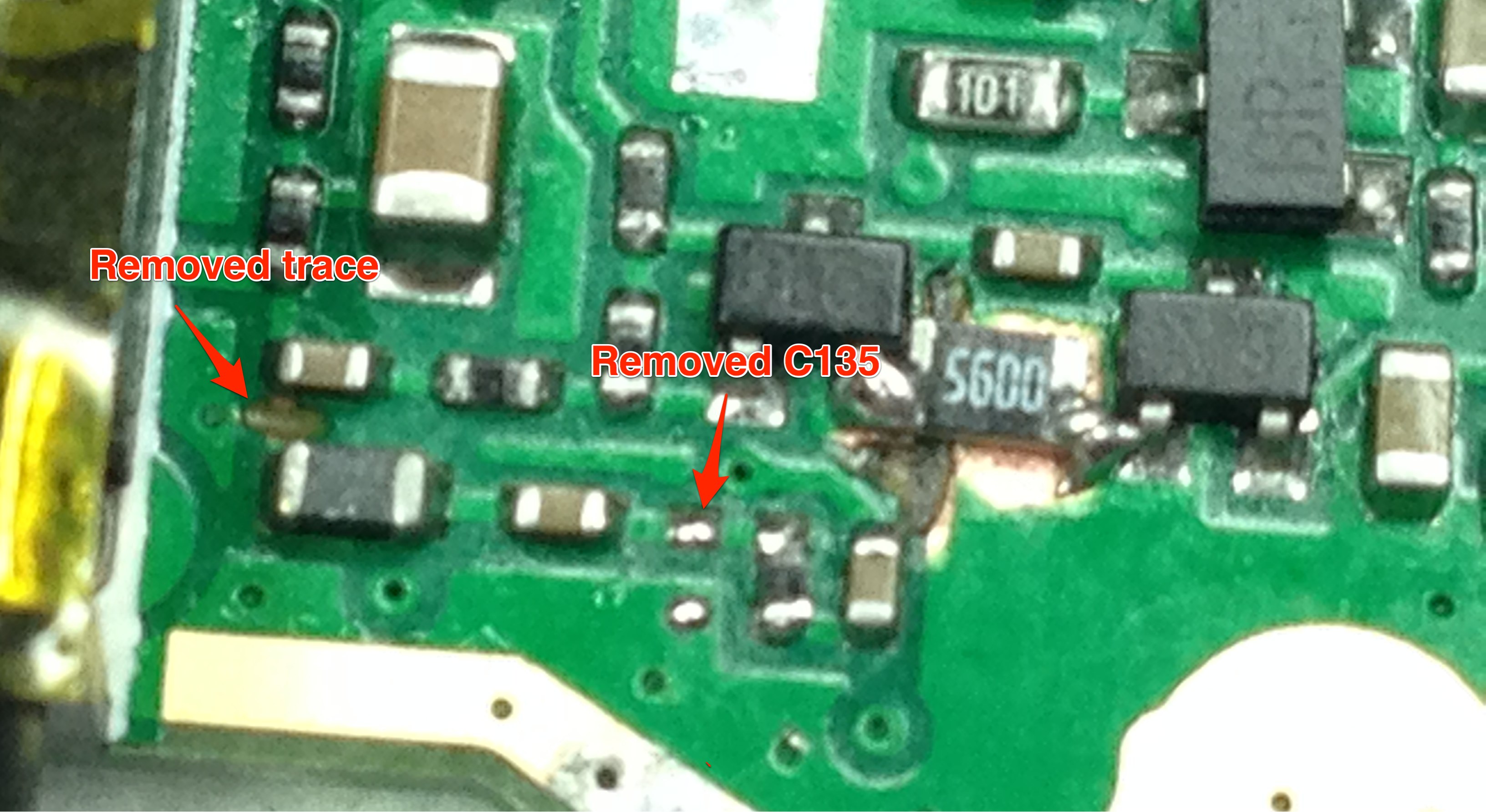 Step 5 disconnect L44